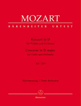 Mozart, WA: Concerto for Violin in D (K.2 K.271a) (Urtext)