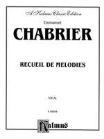 Emmanuel Chabrier: Recueil de Melodies Product Image