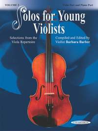 Solos for Young Violists Viola Part and Piano Acc., Volume 2
