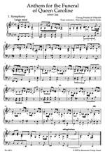 Handel, GF: Anthem for the Funeral of Queen Caroline (HWV 264) (E-G) (Urtext) Product Image