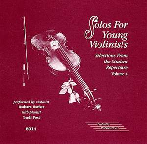 Solos for Young Violinists CD, Volume 4