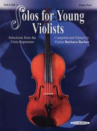 Solos for Young Violists Viola Part and Piano Acc., Volume 5