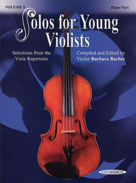 Solos for Young Violists Viola Part and Piano Acc., Volume 5