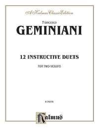 Francesco Geminiani: Twelve Instructive Duets