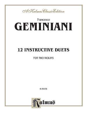 Francesco Geminiani: Twelve Instructive Duets