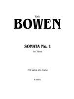 York Bowen: Sonata No. 1 in C Minor Product Image