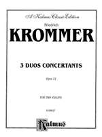 Franz Krommer: Three Duos Concertants, Op. 22 Product Image