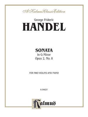 George Frideric Handel: Sonata in G Minor, Op. 2, No. 8