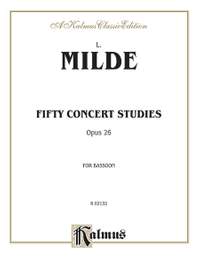 Ludwig Milde: Fifty Concert Studies, Op. 26