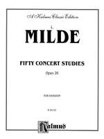 Ludwig Milde: Fifty Concert Studies, Op. 26 Product Image