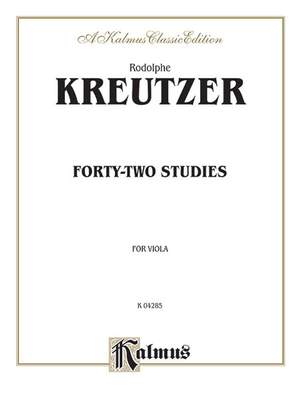 Rudolphe Kreutzer: Forty-two Studies