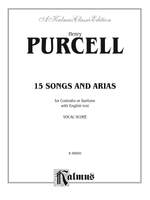 Henry Purcell: Fifteen Songs and Airs for Contralto or Baritone from the Operas and Masques Product Image