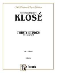 Hyacinthe-Eléonore Klosé: Thirty Etudes after H. Aumont