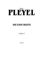 Ignaz Pleyel: Six Easy Duets, Op. 23 Product Image