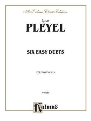 Ignaz Pleyel: Six Easy Duets, Op. 23