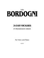 M. Bordogni: Twenty-four Easy Vocalises in Progressive Order Product Image