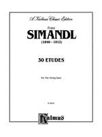Franz Simandl: Thirty Etudes for Double Bass Product Image