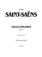 Camille Saint-Saëns: Cello Concerto, Op. 33 Product Image