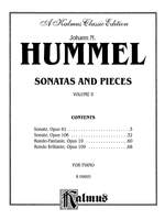 Johann Nepomuk Hummel: Sonatas and Pieces, Volume II Product Image