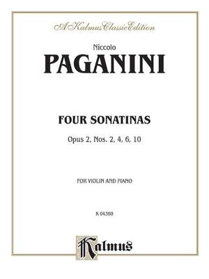 Niccolò Paganini: Four Sonatinas, Op. 2 Nos. 2, 4, 6, 10