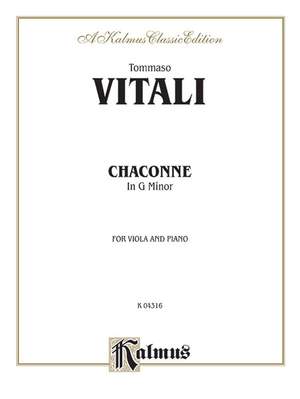 Tomaso Antonio Vitali: Chaconne in G Minor