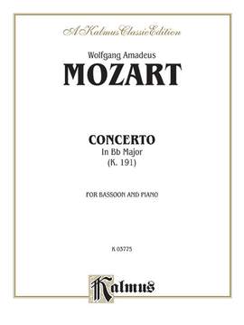 Wolfgang Amadeus Mozart: Bassoon Concerto, K. 191 (Orch.)
