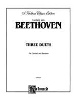Ludwig Van Beethoven: Three Duets Product Image