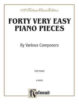 Forty Easy Piano Pieces (Pieces by Behr, Gurlitt, Streabbog, Wohlfahrt, and others)