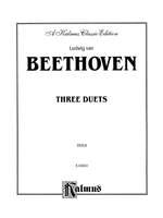 Ludwig Van Beethoven: Three Duets Product Image