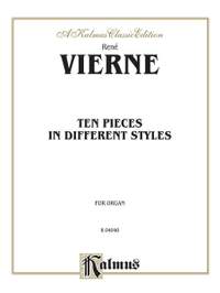 René Vierne/Rene Vierne: Ten Pieces in Different Styles for Organ (1st Suite)