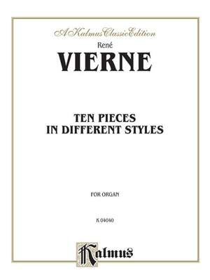 René Vierne/Rene Vierne: Ten Pieces in Different Styles for Organ (1st Suite)