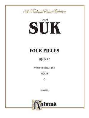 Josef Suk: Four Pieces, Op. 17, Volume I