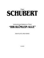 Franz Schubert: Introduction and Variations on a Theme "Ihr Blümlein Alle," Op. 160 Product Image
