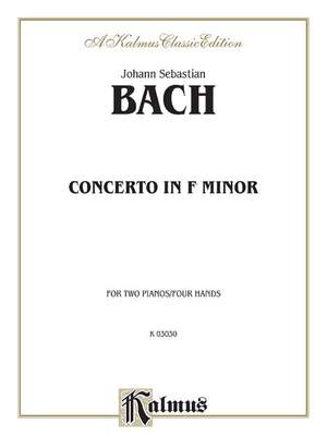 Johann Sebastian Bach: Piano Concerto in F Minor