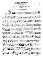 Wolfgang Amadeus Mozart: Violin Concerto No. 3 in G Major, K. 216 Product Image