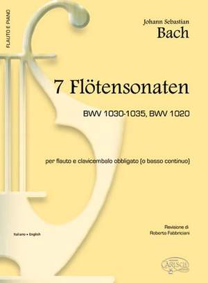 Johann Sebastian Bach: 7 Flötensonaten Bwv 1030-1035, Bwv 1020