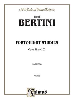 Henri Bertini: Forty-eight Studies, Op. 29 & 32