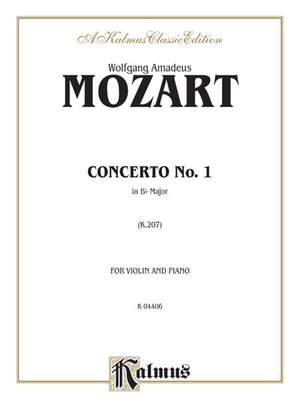 Wolfgang Amadeus Mozart: Violin Concerto No. 1, K. 207