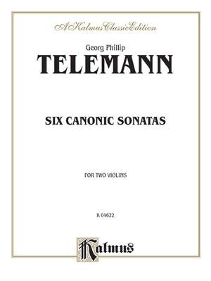 Georg Philipp Telemann: Six Canonic Sonatas