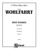 Karl Adrian Wohlfahrt: Sixty Studies, Op. 45, Volume II (Nos. 31-60) Product Image