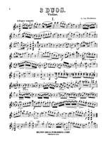 Ludwig Van Beethoven: Three Duets for Violin and Cello Product Image