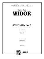 Charles-Marie Widor: Symphony No. 3 in E Minor, Op. 13 Product Image