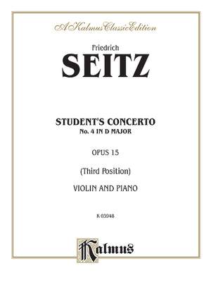 Friedrich Seitz: Student's Concerto No. IV in D