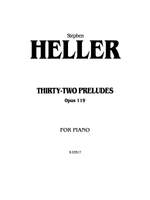 Stephen Heller: Thirty-two Preludes, Op. 119 Product Image