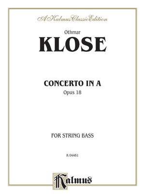 Othmar Klose: Concerto in A, Op. 18