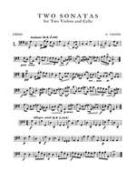 Giuseppe Tartini: Two Sonatas for String Trio Product Image