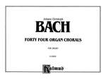 Johann Christoph Bach: Forty-four Organ Chorales Product Image