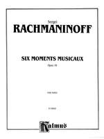 Sergei Rachmaninoff: Six Moments Musicaux, Op. 16 Product Image