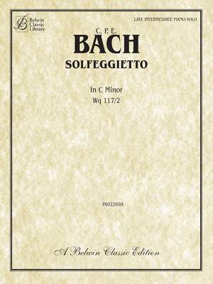 Carl Philipp Emanuel Bach: Solfegietto in C Minor, Wq117/2