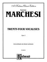 Mathilde Castrone Marchesi: Twenty-four Vocalises for Soprano or Mezzo-Soprano, Op. 2 Product Image